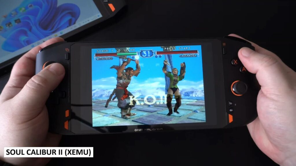 ONEXPLAYER 5800U Xemu Xbox emulator