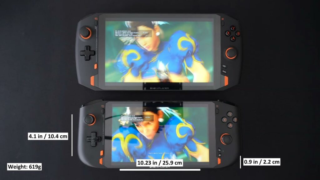 ONEXPLAYER Mini 5800U Dimensions