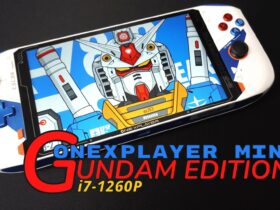 ONEXPLAYER Mini Gundam Edition Intel i7-1260P windows gaming handheld PC