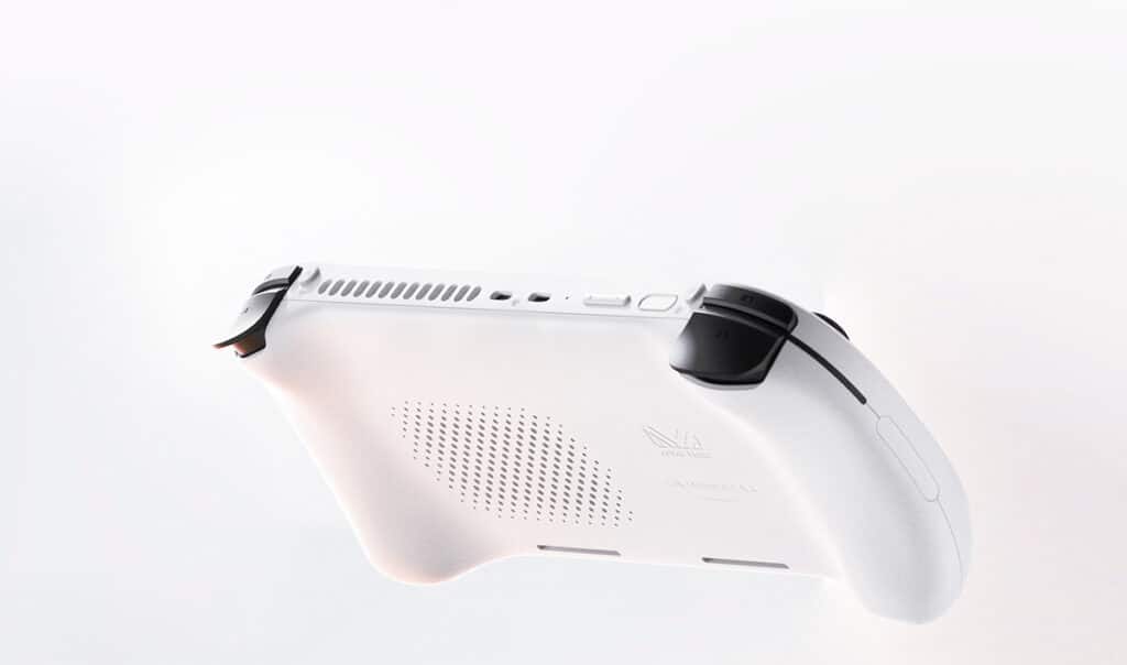 AYANEO 2 RDNA2 PC Gaming Handheld shown from the back