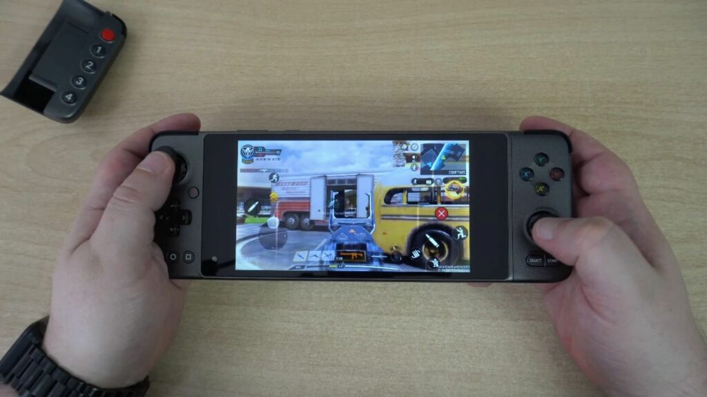 Playing Call of Duty Mobile