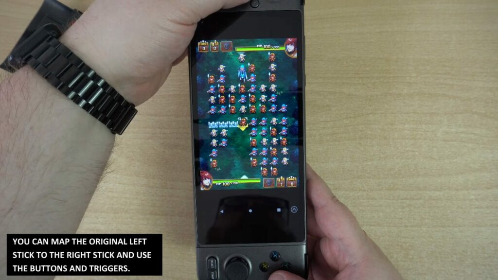 Vertical orientation is also playable