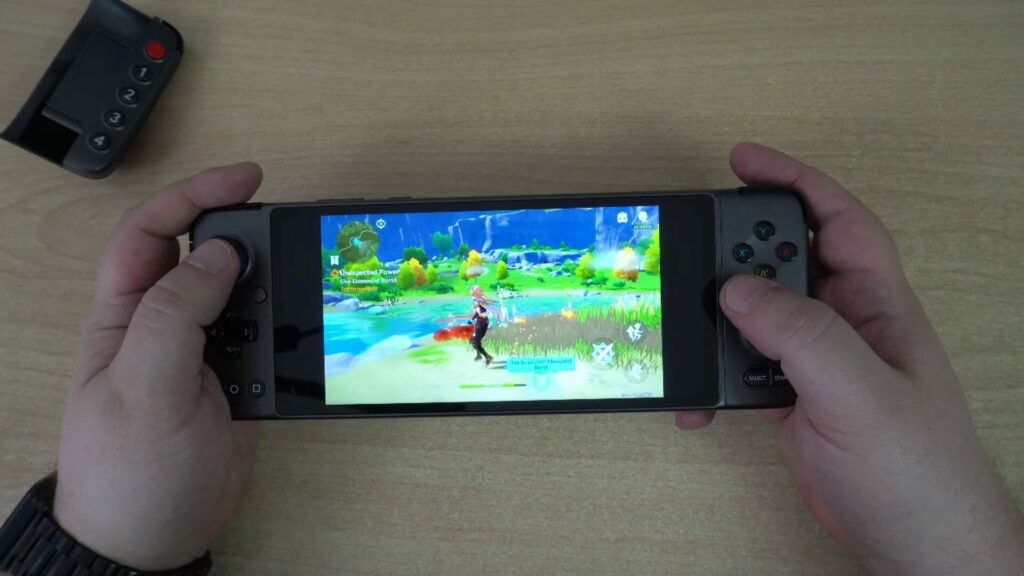 Genshin Impact Mobile with controller support