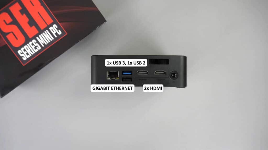 Beelink SER 4 Back
