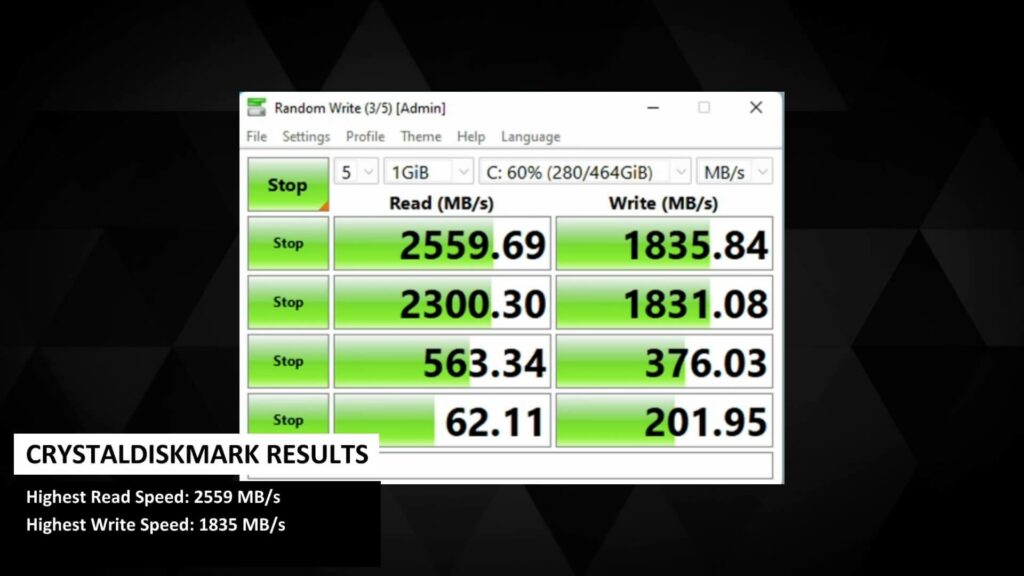 CrystalDiskMark Benchmark