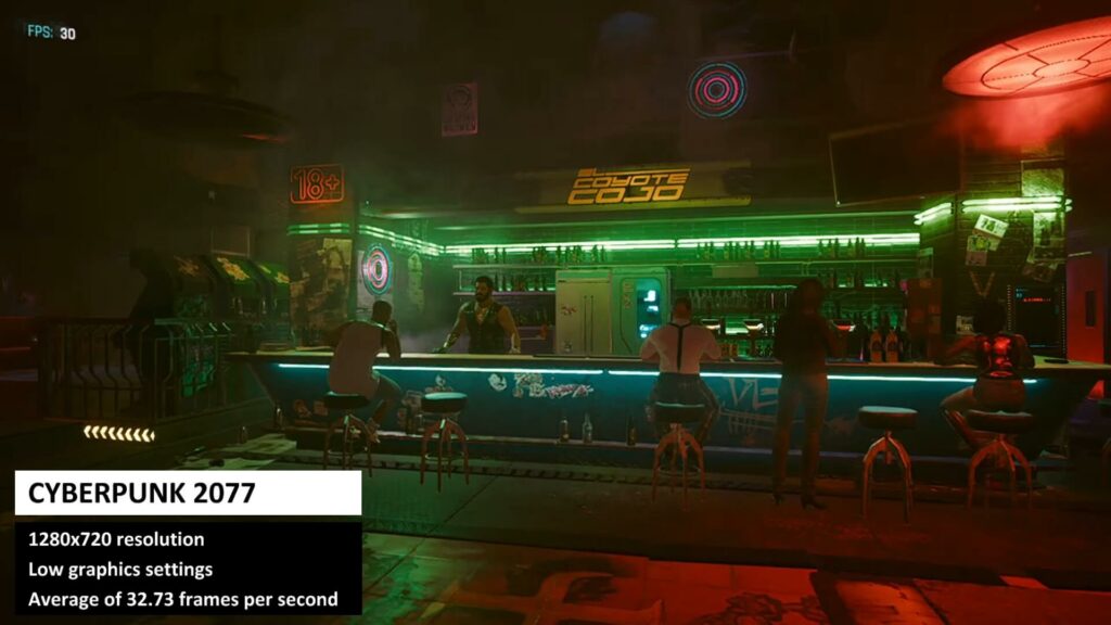 Benchmark di Beelink SER5 PRO 5600H Cyberpunk 2077