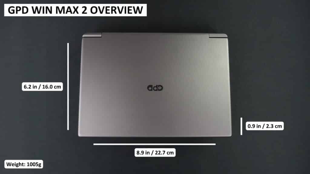 GPD WIN MAX 2 - Dimensions