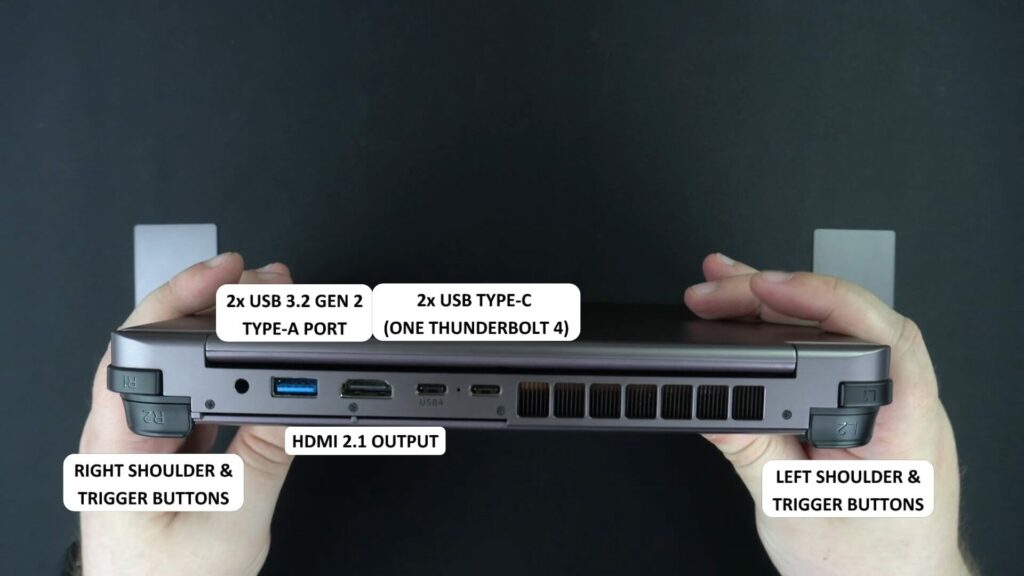 GPD WIN MAX 2 back view