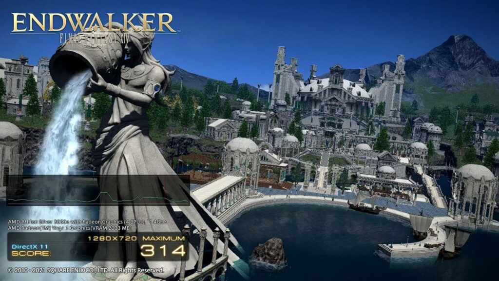 Final Fantasy XIV Benchmark Result