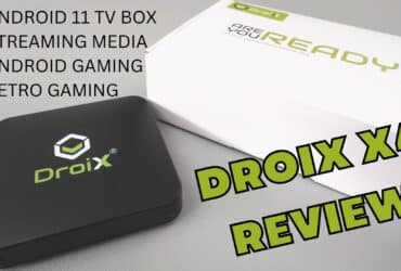DroiX X4 Android TV box review with discount - Android 11 streaming and gaming box