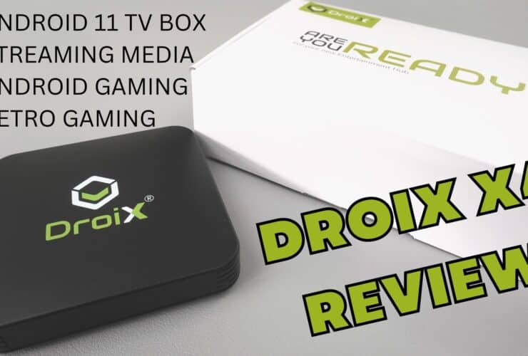 DroiX X4 Android TV box review with discount - Android 11 streaming and gaming box