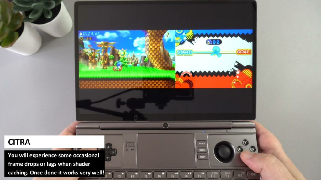 Citra emulators uz GPD WIN MAX 2