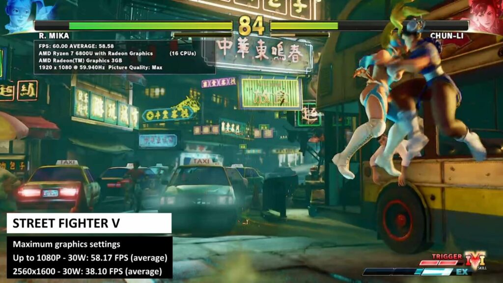 Street Fighter V etalons