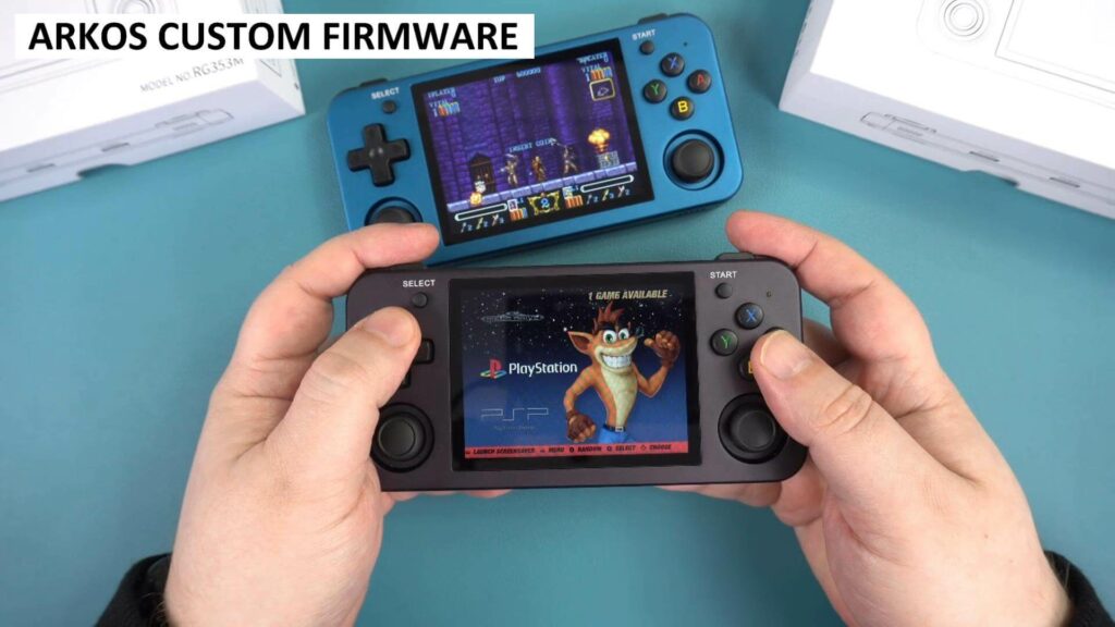 ArkOS Custom Firmware az RG353M-en