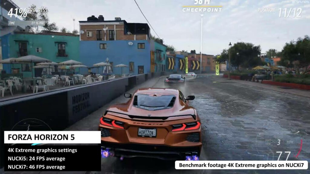 NUCXi5 & NUCXi7 Forza Horizon 5 Benchmarky