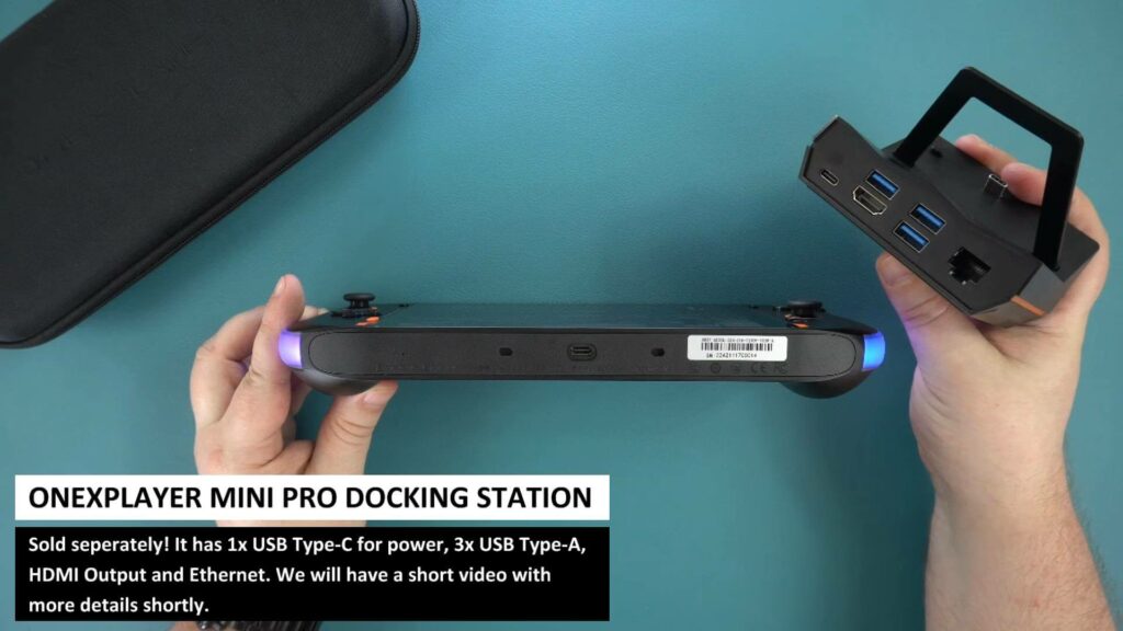 ONEXPLAYER Mini Pro Bottom avec station d'accueil