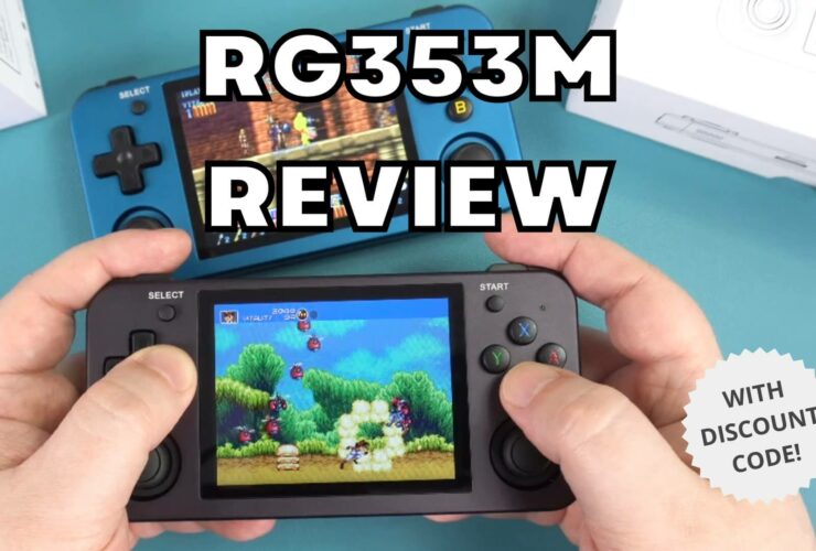 RG353M Review - Metal alloy case RK3566 retro gaming handheld