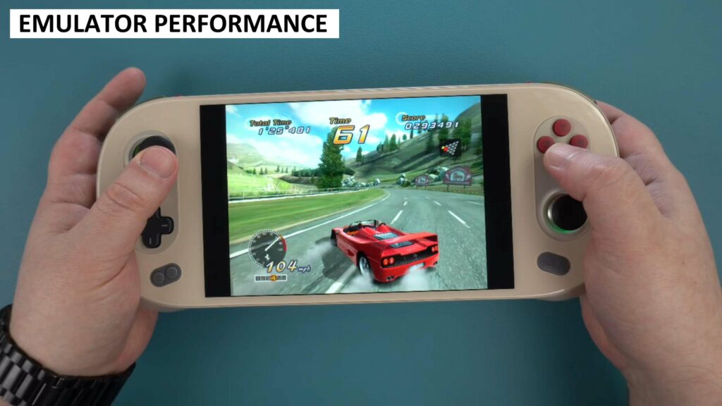 OutRun 2 na emulátoru Xbox Xemu