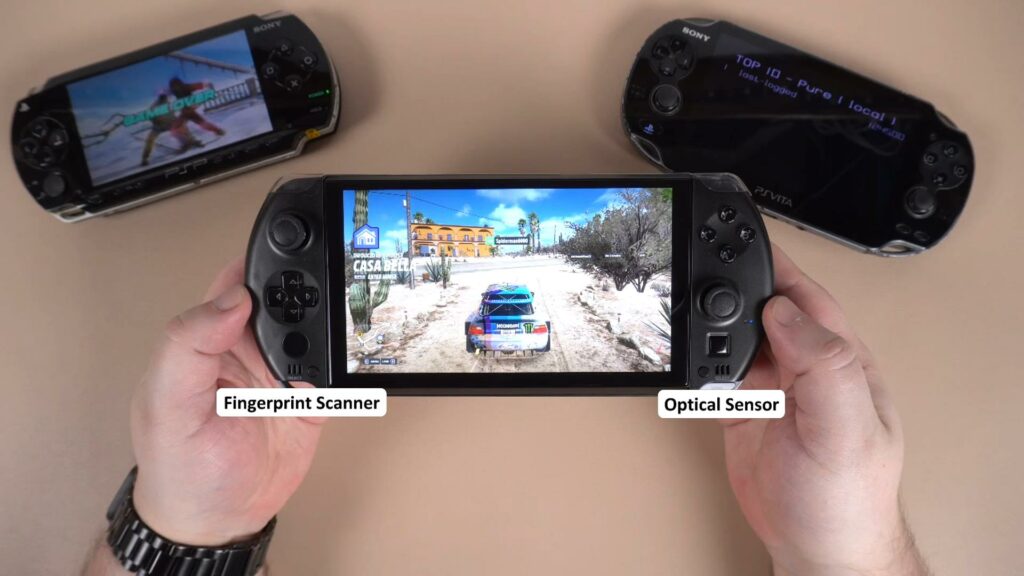Recensione GPD WIN 4 - Vista frontale