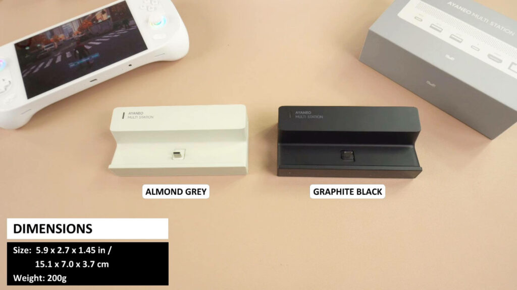 AYANEO Multi Station Dock izmēri