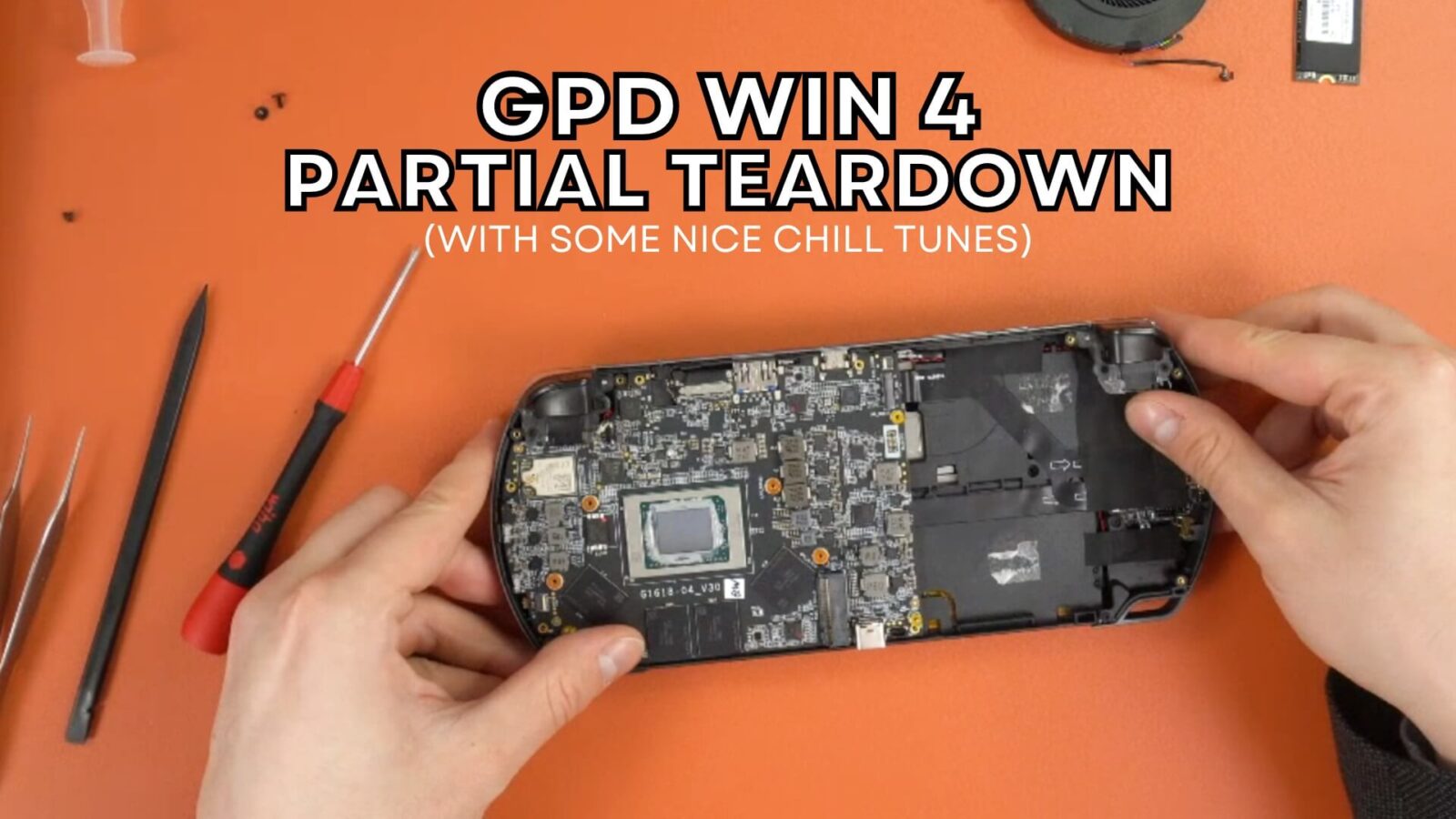 GPD WIN 4 partial teardown