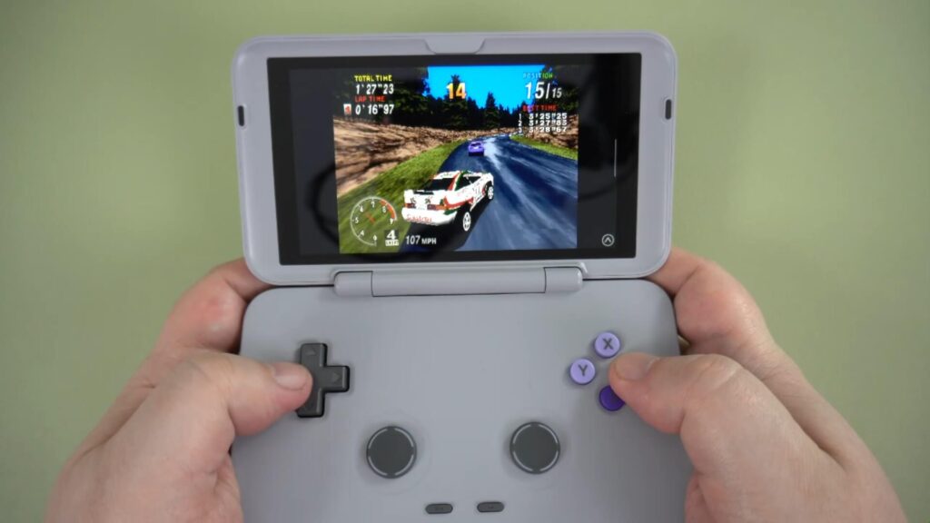 SEGA Rally Saturni emulaatoril
