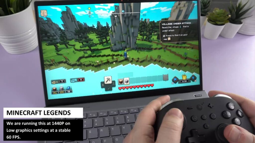 MineCraft Legends kører fantastisk på 1440P