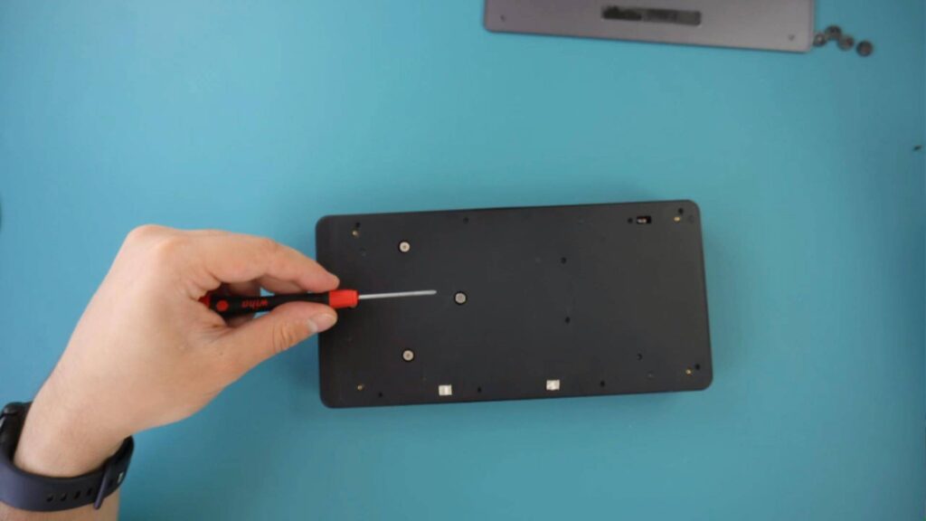 Remove small screws