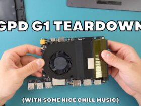 GPD G1 teardown - We take apart this eGPU docking station with some nice chill music