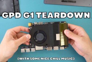 GPD G1 teardown - We take apart this eGPU docking station with some nice chill music