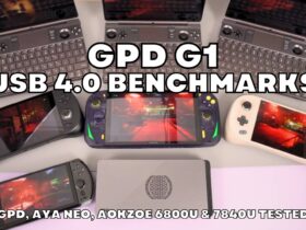 GPD G1 eGPU docking station benchmarks for USB 4