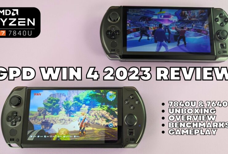 GPD WIN 4 2023 7840U and 7640U review with benchmarks