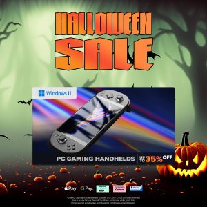 Halloween-myynti PC-pelaamisen käsikonsolit