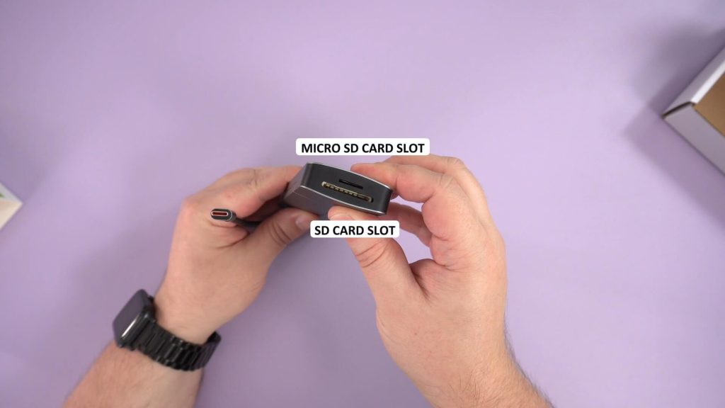 SD and Micro SD card slots