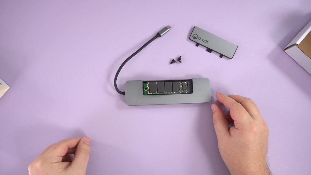 NVMe inserted