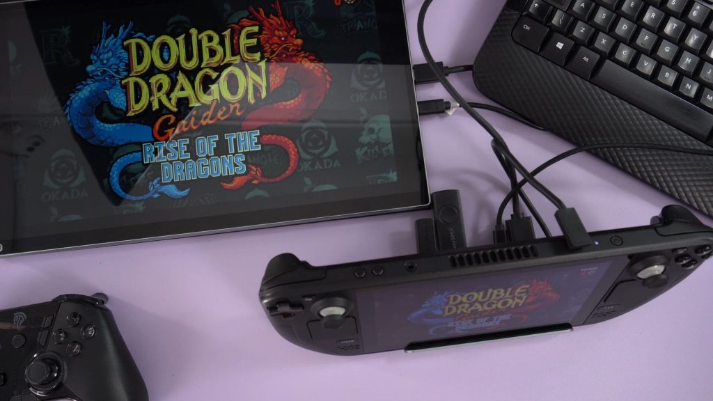 DroiX SD1-dokkingstasjon med Steam Deck