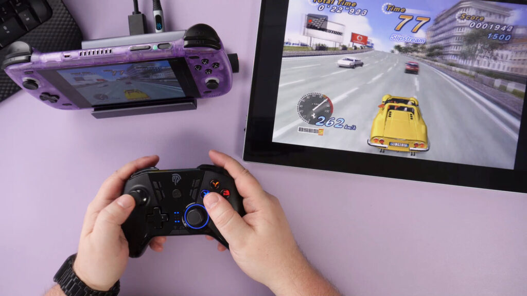 Redarea OutRun pe emulatorul PS2