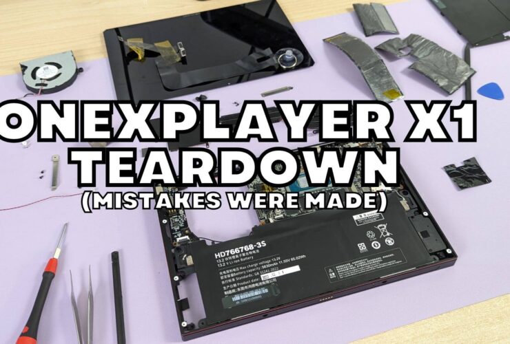 ONEXPLAYER X1 Teardown