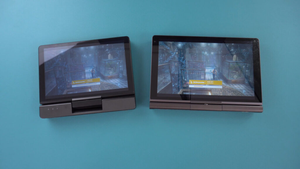 ONE Netbook A1 Pro e GPD Pocket 3 Modos de tablet
