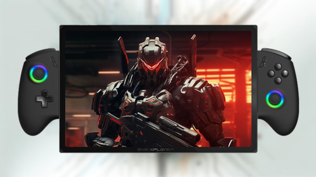 ONEXPLAYER X1 avec contrôleurs