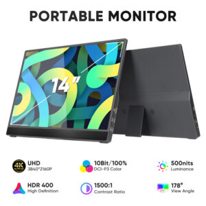 DroiX PM14 portable monitor features