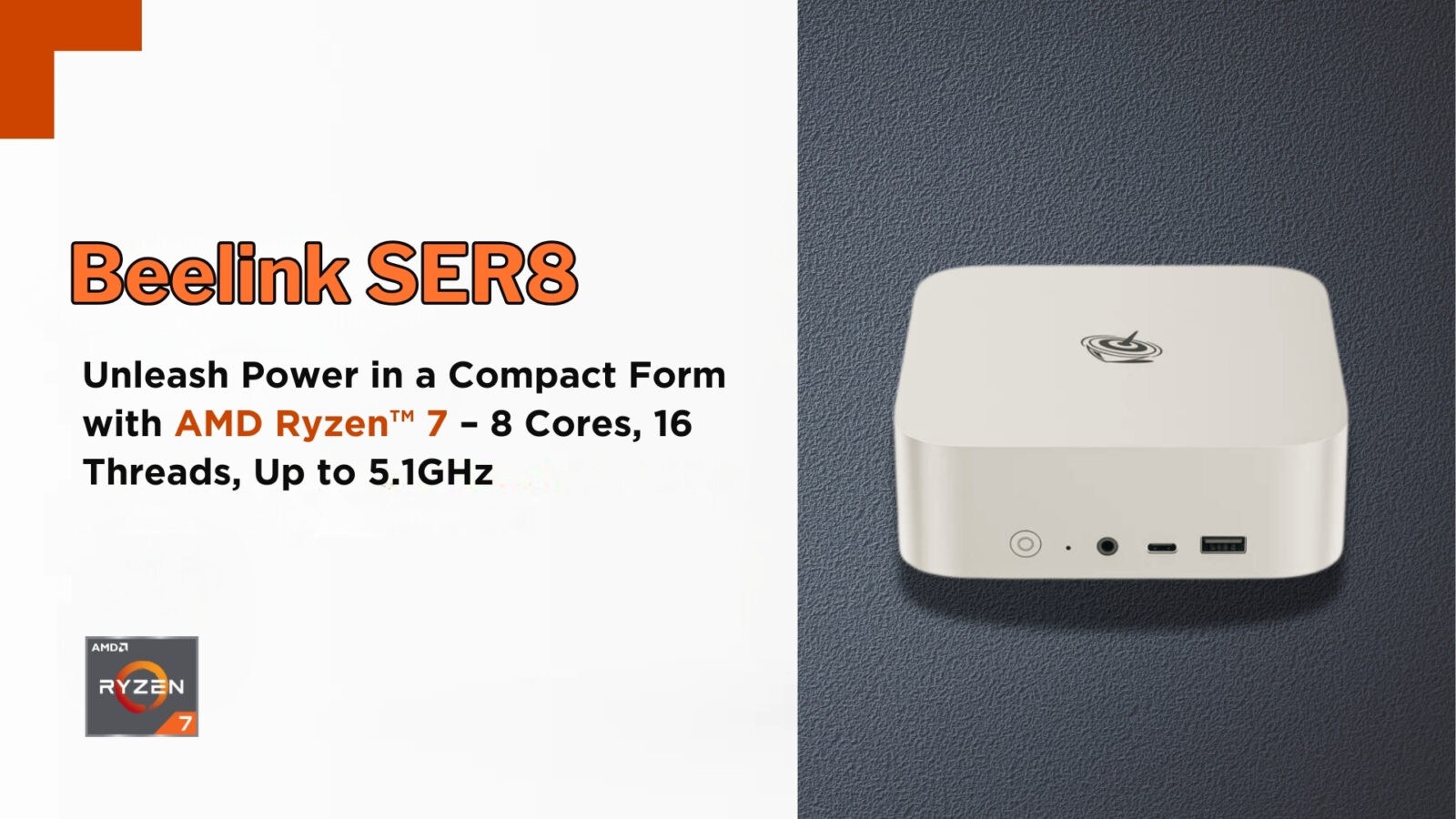 Beelink SER8 AMD Ryzen™ 7