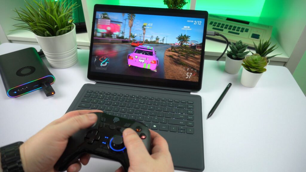 Minisforum v3 with ONEXGPU eGPU and Forza Horizon 5