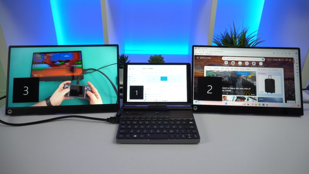 GPD Pocket 3 με ρύθμιση διπλής οθόνης