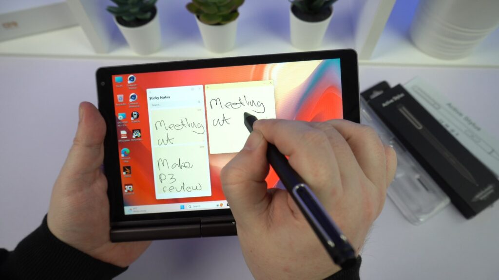 Tablet mit Stylus