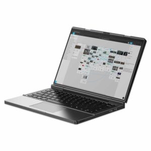 GPD Duo in single screen laptop mode