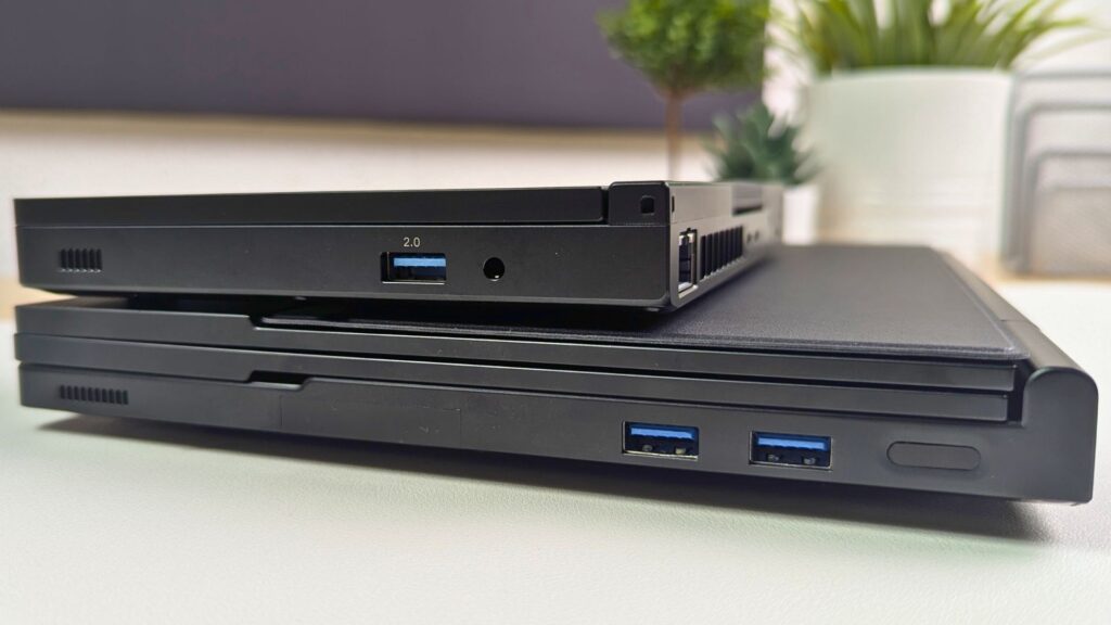 GPD Duo and GPD Pocket 4 Right Side View