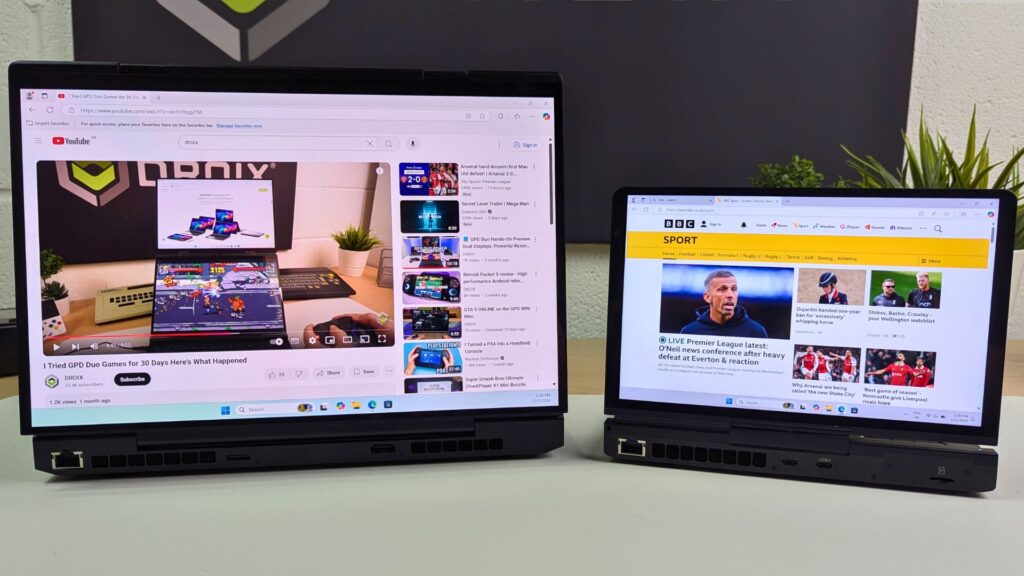 GPD Duo and GPD Pocket 4 Presentation Modes