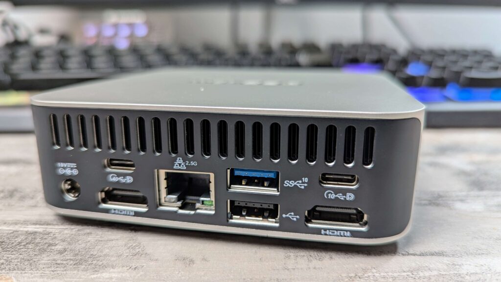 GEEKOM A6 Back View