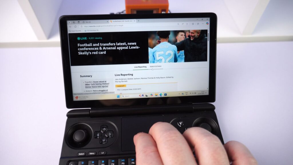 GPD WIN MINI 2025 Touchpad